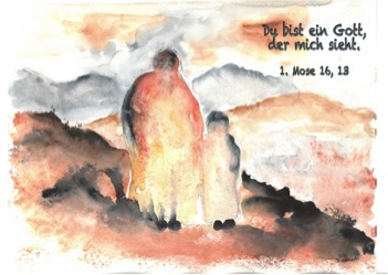 Mutter mit Kind A4